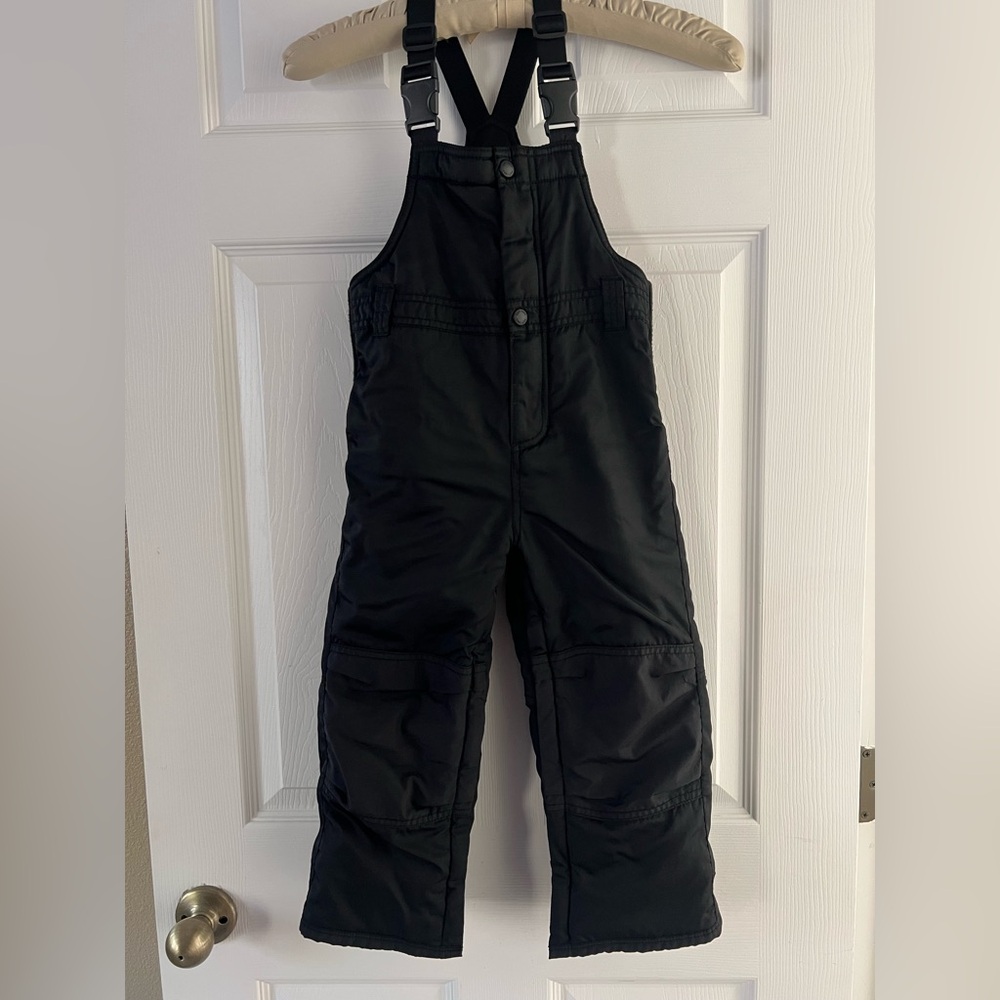 GAP Black Kids Snow Overalls - Size 4 Yrs